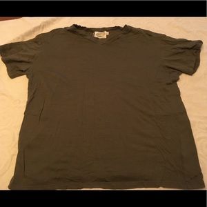 Ramblers Way Merino Wool Cross Neck t-shirt, Sz M